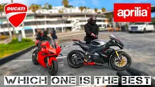 2023 Ducati Panigale V4 VS 2022 Aprilia RSV4 | Ride Review