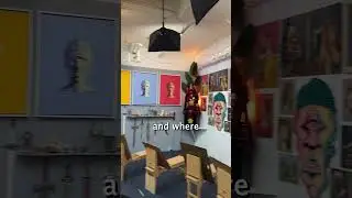 This artist took four years to hang all his paintings 