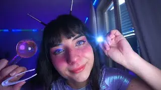 ASMR ALIEN EXAMINATION 🛸👽💫 roleplay ita alien abduction, alien girl, full body exam, inspection