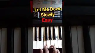 Let me down slowly | easy | piano #short #letmedownslowly 💛💛💛
