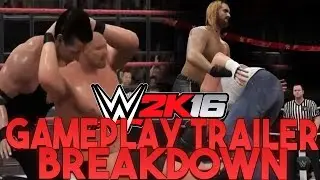 WWE 2K16 Official Gameplay Trailer Breakdown!