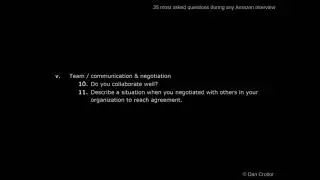 Amazon asks these 35 questions in 95% of job interviews