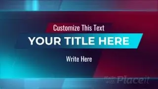 Slideshow Video Maker for a World Conference Ad