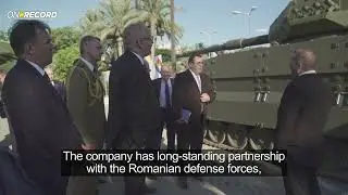 On Record August-September 2022 - Romanian Minister of National defense at Elbit HQ