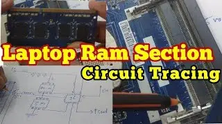 Laptop Ram supply Circuit !! Laptop Ram Section Repair