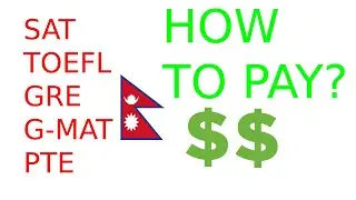 Payment option explained for International Exams SAT TOEFL GRE GMAT