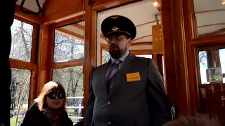 Поездка по Петербургу в трамвае МС-1 (9 мая 2015 года)