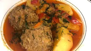 MEILLEUR SOUPE aux boulettes de viandes