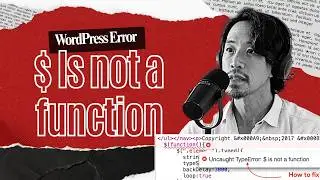 $ is not a function error solved|there has been a critical error on this website|WordPress error 