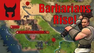 Playing as the Barbs in Civilization 6!