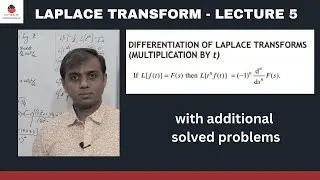 Laplace Transform - Lecture 5 | Multiplication by t (with examples) | Engineering Mathematics