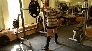 Присед 165lb (74,8 кг)*12