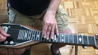 Bare-finger-economy-picking-slow-blues noodling demonstration