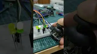 joystick with Arduino  #arduino  #electronics