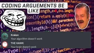 Coding arguements be like 😂😂 