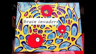 Neuro Art 3D Brain Web- Invaders