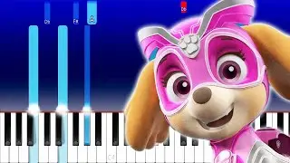 The Mighty Powerful Super Pups - Skye's Music Party (Piano Tutorial)