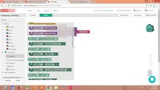 emergency message sending app in thunkable app inv720P HD