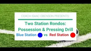 Golden Stars U13-U22 | Rondo Drill | Possession & Pressing | Coach Isaac Obenson
