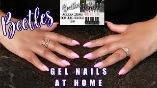 GEL NAILS AT HOME USING BEETLES GEL NAIL POLISH