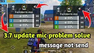 PUBG mobile mic to speaker glitch problem 3.7 update Fix solution  how to Fix mic to speaker problem