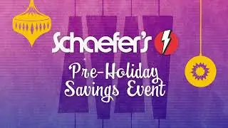 Pre-Holiday Savings @ Schaefer's- Frigidaire Appliances