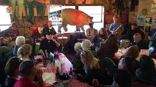 Mama Ray’s Saturday Jam Band, Minus Mama Ray, Plus Mo Paul (vocals), Milo Stevenson (Guitar), and E