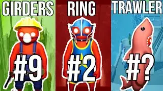 ALL GANG BEASTS MAPS RANKED (2022 Edition)