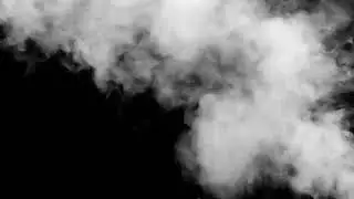 Smoke  black screen video for editing