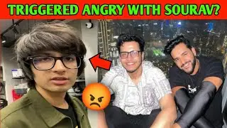 @triggeredinsaan Angry with Sourav joshi😡| Sourav joshi vs Fukra and Triggered insaan Controversy