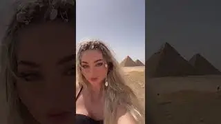 En las pirámides 🪨🧿 de Giza en Egipto 🇪🇬🇪🇬🇪🇬 - @LaDiannita