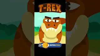 NutkoSfera - TO WŁAŚNIE T-REX - CeZik dzieciom #shorts #nutkosfera #piosenkidladzieci #cezik