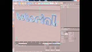 cinema 4D tutorial 3# Neon text als intro erstellen