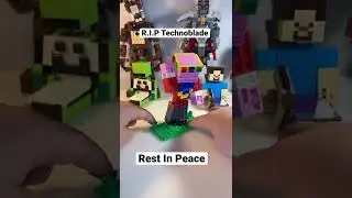 Lego Minecraft YouTuber Moc: Technoblade, Rest In Peace