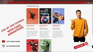 BUILDING A 3D BOOK SHOWCASE WEBSITE WITH HTML, CSS, AND JAVASCRIPT 