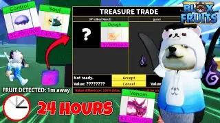 24h Devil Fruit Hunting In Blox Fruits | Roblox