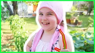 EYLÜL TEYZE TARLADAN BİBER TOPLUYOR - Eğlenceli Çocuk Videosu - Tontik Tv