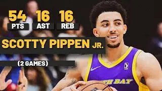 Scotty Pippen Jr. South Bay Lakers Highlights vs NBA G League Ignite (2 games)