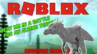 Roblox Dinosaur Simulator - BEAT ME IN PVP AND WIN AN ALBINO TERROR CHALLENGE! (IT'S GIVEAWAY TIME!)