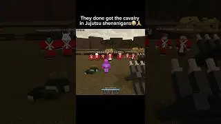 They got the British army in jujutsu shenanigans😭 #roblox #purpleguy #robloxmemes #jjs  #foryou