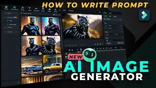 How to Write Prompt to Generate AI Image in Filmora | AI Image Generator in Filmora #filmora