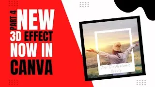 How To Make Instagram 3D Pop-Out Photo Effects In Canva| Part 4 | Tutorial | Canva |