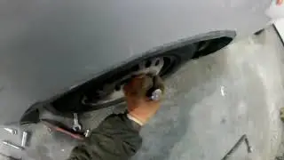 как открутить прикипевшую гайку ступицы Daewoo lanos!!!