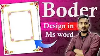How to Create Custom Page Borders in MS Word | Custom border design in word 