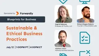 Blueprints For Business - Sustainable & Ethical Business Practices