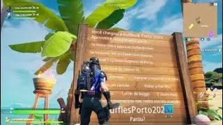 Invadindo o mapa de Porto no Fortnite #RufflesPorto2020