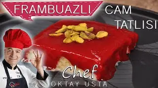 Raspberry Sauce Cake with Milk Syrup