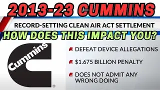 2013 -2023 Ram Cummins Recall emissions EPA defeat device settlement what does this mean for owners