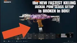 the NEW FASTEST KILLING JACKAL PDW CLASS SETUP is BROKEN in BLACK OPS 6!🤯 EARLY BLACK OPS 6
