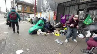 WARNING Don't Enter This Hood In Vancouver BC, East Hastings Street. Canada! 🇨🇦 4K
